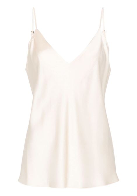 White ivory spaghetti-strap satin top Forte Forte - women FORTE FORTE | Top | 128720184